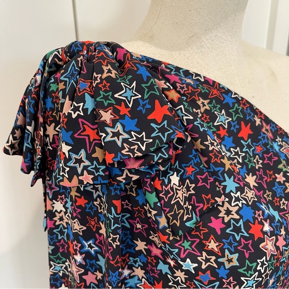 J. Crew kaleidoscope star print blouse size 12 NWOT - Picture 4 of 6